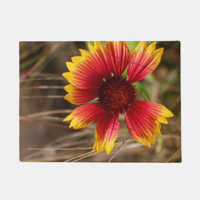 Flower in the Wind Doormat (Front)