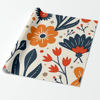 Flower in wrapping paper