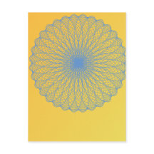 flower in yellow 482  abstract art