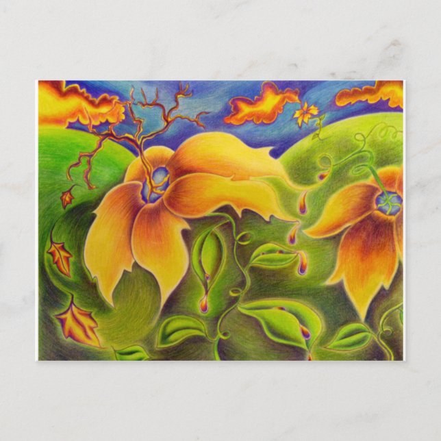 Flower Journey Postcard (Front)