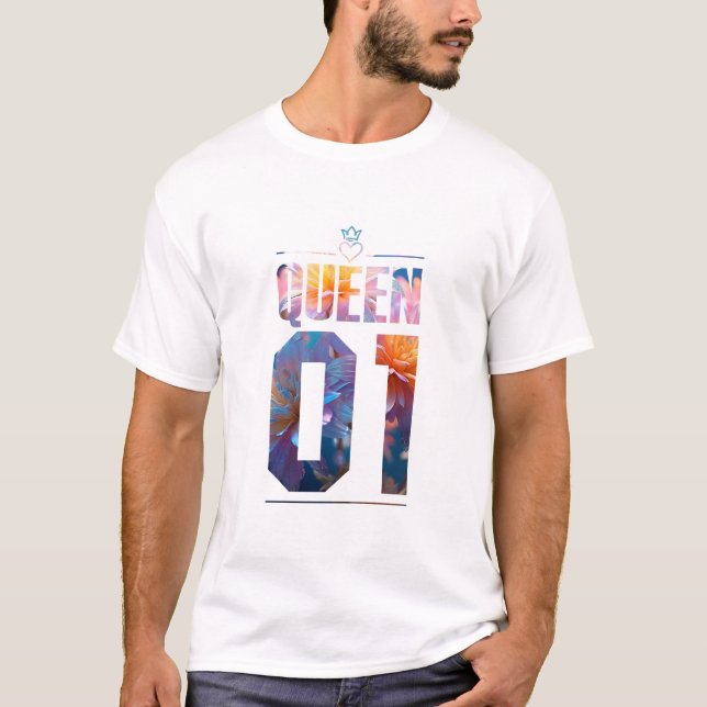 Flower King and Queen 01 T-Shirt (Front)