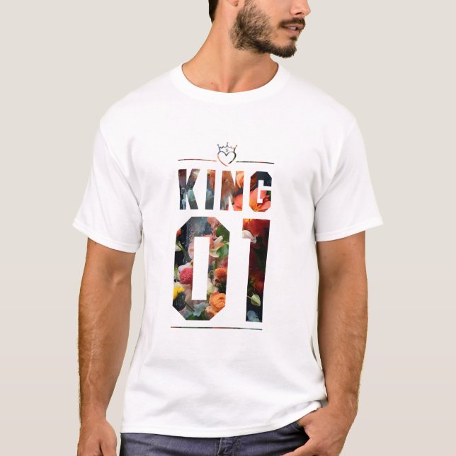 Flower King and Queen 01 T-Shirt (Front)