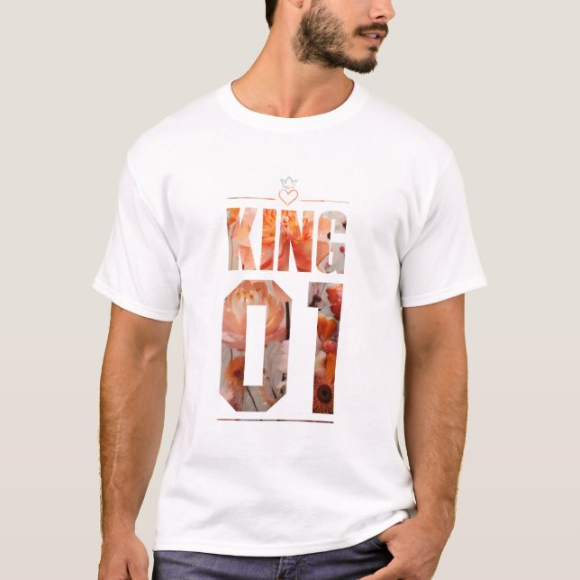 Flower King and Queen 01 T-Shirt (Front)