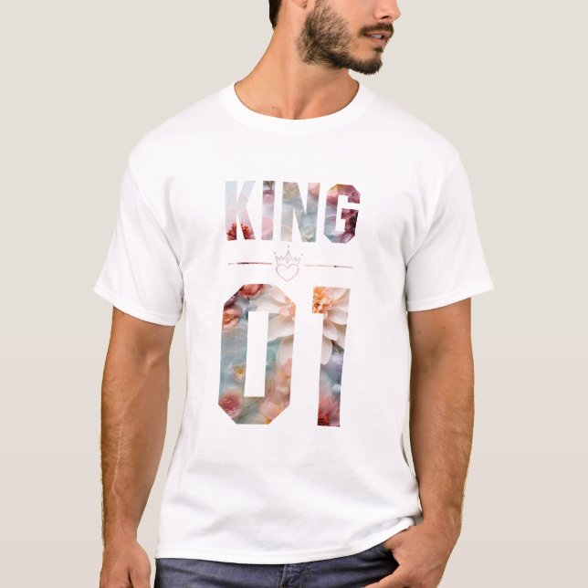Flower King and Queen 01 T-Shirt (Front)
