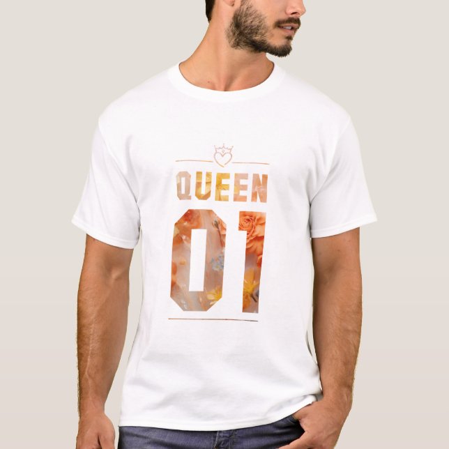 Flower King and Queen 01 T-Shirt (Front)