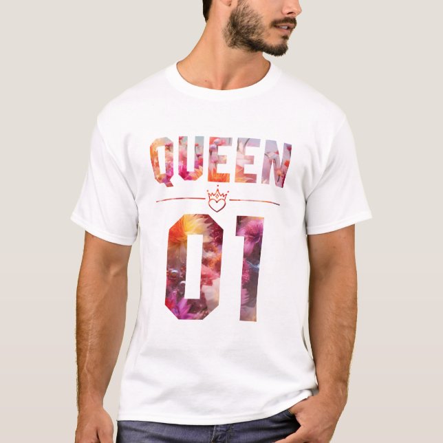 Flower King and Queen 01 T-Shirt (Front)