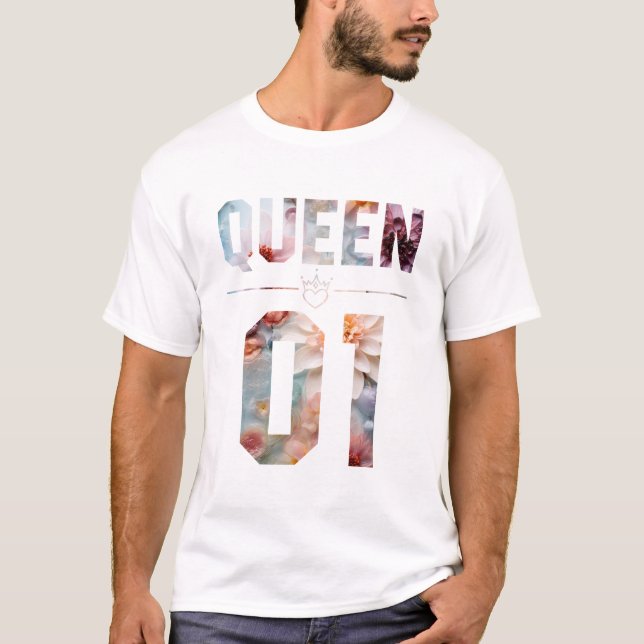 Flower King and Queen 01 T-Shirt (Front)