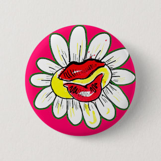 FLOWER KISS POWER Round Button