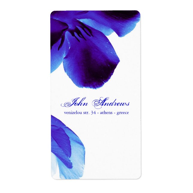 flower label (Front)