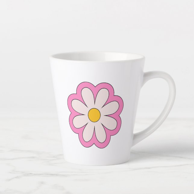 Flower Latte Mug (Right)