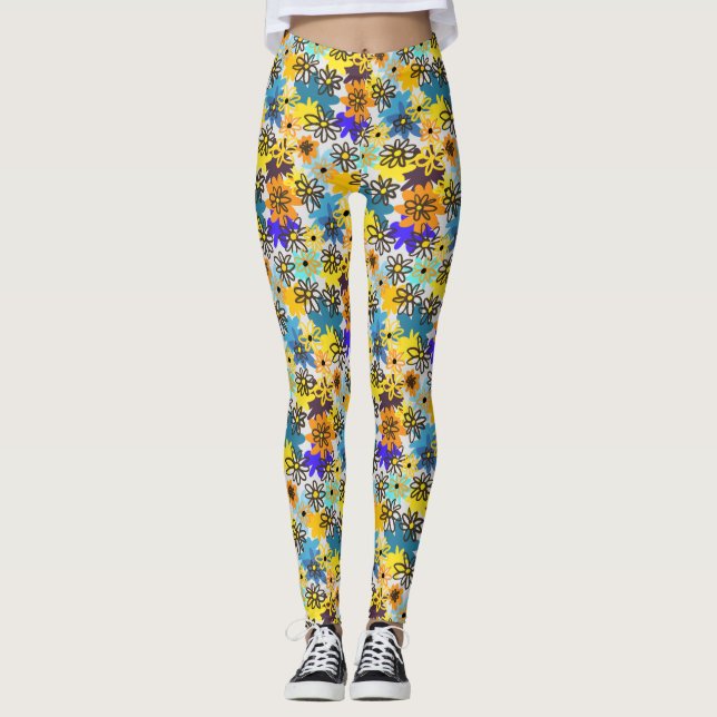 flower leggings (Front)