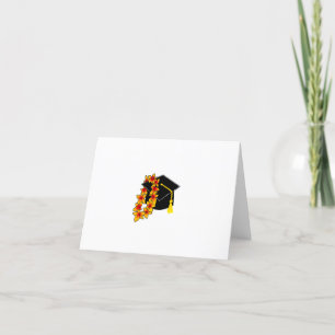 Flower Lei Graduation Card