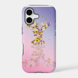 Flower letter z iPhone 17 case
