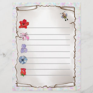 flower letterhead