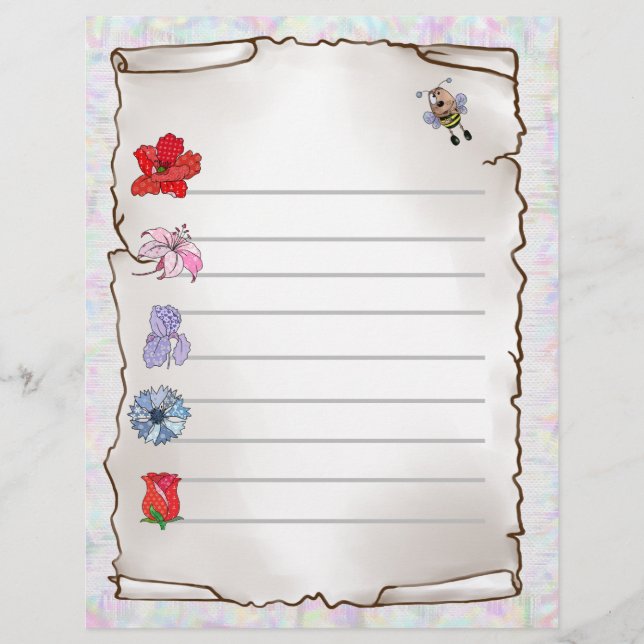 flower letterhead (Front)