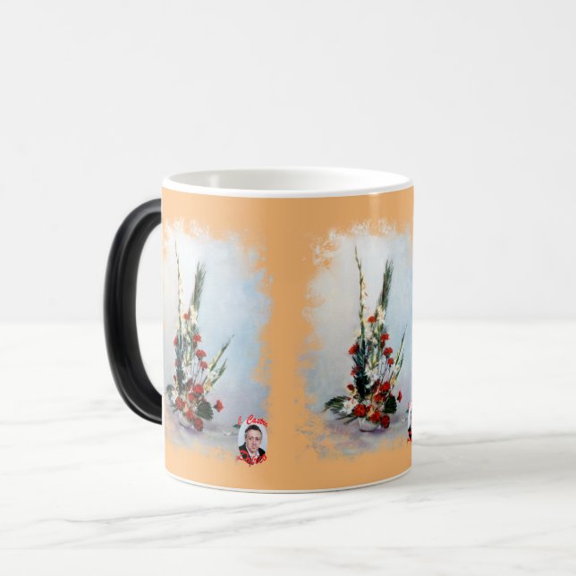 Flower life color morph mug  (Front Left)