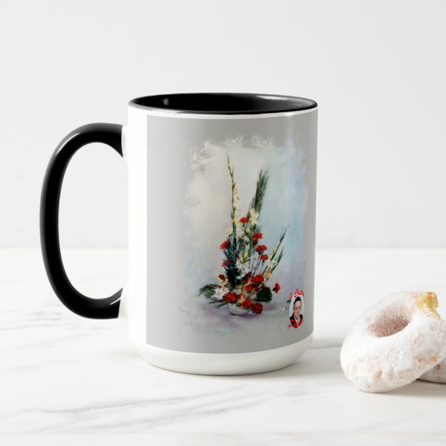 Flower life mug (With Donut)