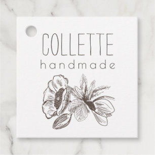Flower Logo Product Hang Tags