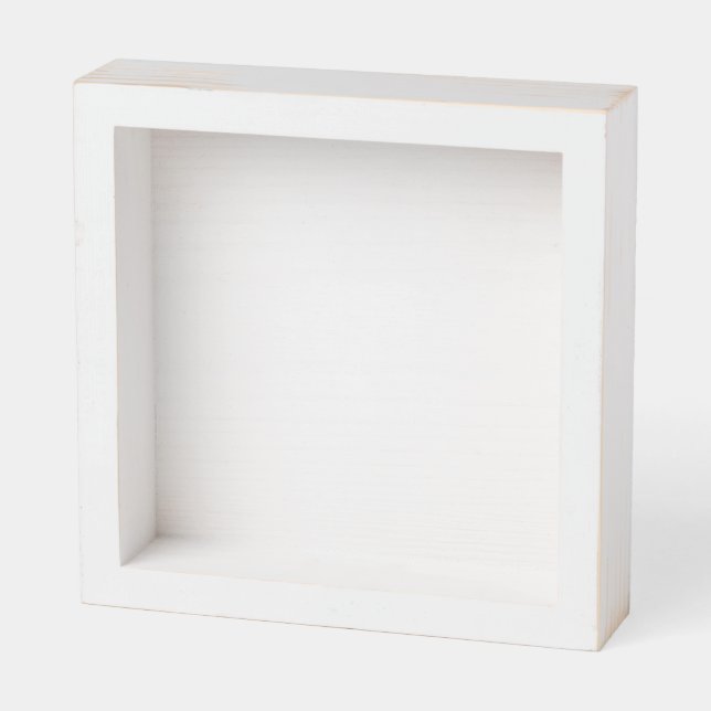 Flower Logo: Wooden Box Sign (Back)