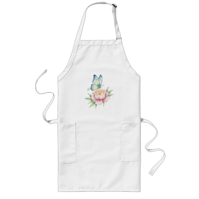 Flower Long Apron (Front)