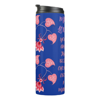 FLOWER LOVE GIFT FOR GIRLFRIEND WIFE HUSBAND MOM THERMAL TUMBLER