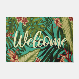 Flower Lover Gift, Floral Doormat, Colorful Flower Doormat