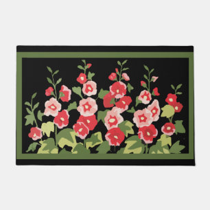 Flower Lover Gift, Floral Doormat, Colorful Flower Doormat