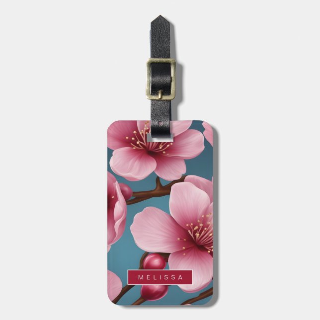 Flower Luggage Tags (Front Vertical)
