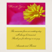 Flower macro thank you (Front & Back)