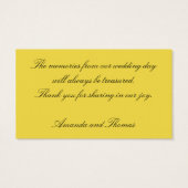 Flower macro thank you (Back)