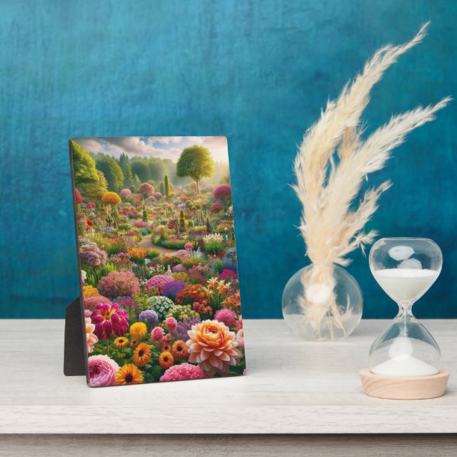 Flower magic – a paradise of colors plaque (Side)