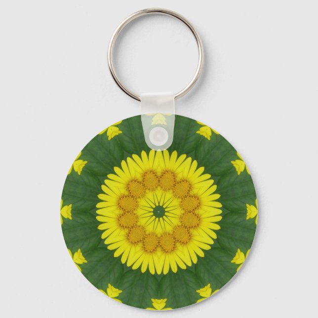 Flower Mandala 05 Keychain (Front)