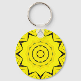 Flower Mandala 08 Keychain
