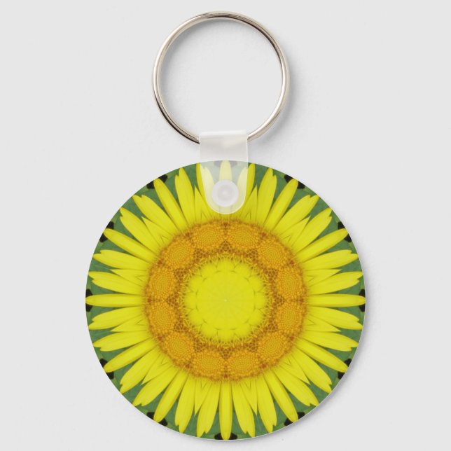 Flower Mandala 09 Keychain (Front)