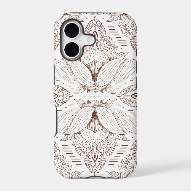 Flower Mandala 1 Iphone Case (Back)