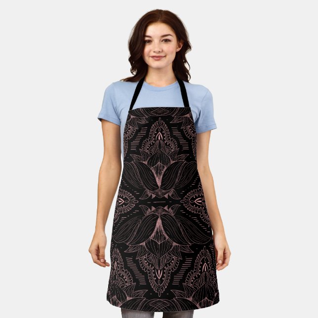 Flower Mandala 2 Apron (Worn)