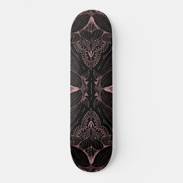 Flower Mandala 2 Skateboard (Front)