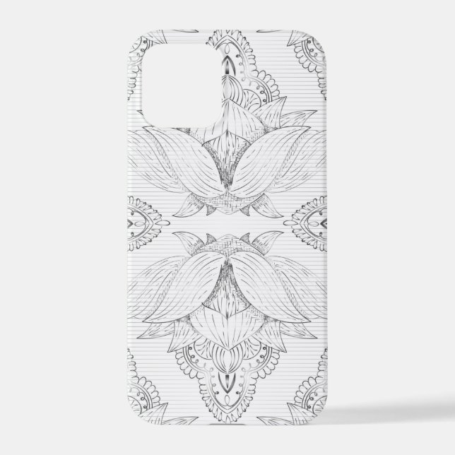 Flower Mandala 3 iPhone Case (Back)