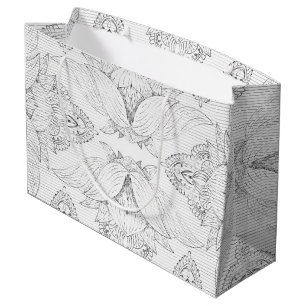 Flower Mandala 3 Large Gift Bag