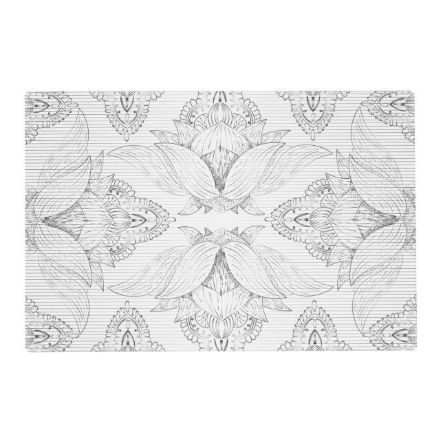 Flower Mandala 3 Placemat (Front)