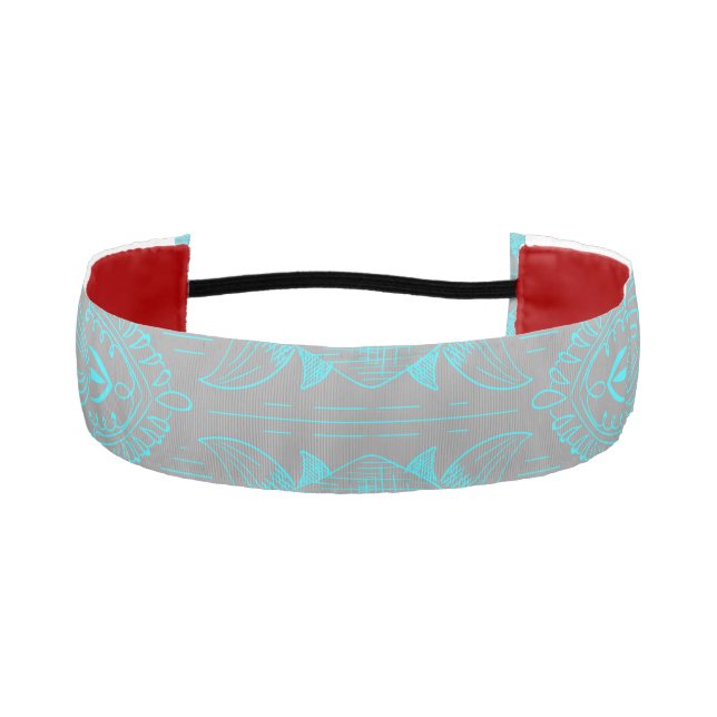 Flower Mandala 6 Athletic Headband (Front)