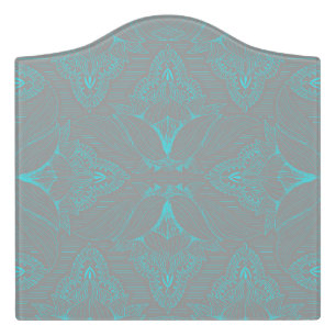Flower Mandala 6 Door Sign