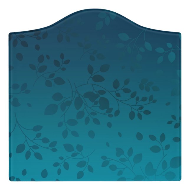 Flower Mandala 6 Door Sign (Large Crest Front)