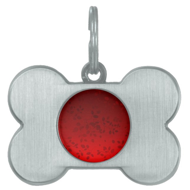 Flower Mandala 9 Pet ID Tag (Front)