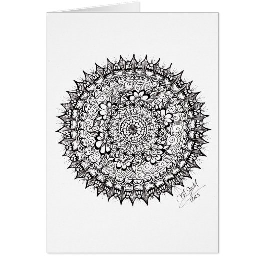 Flower Mandala Cards (Front)