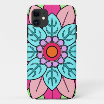Flower Mandala Iphone 11 Case by In_case at Zazzle
