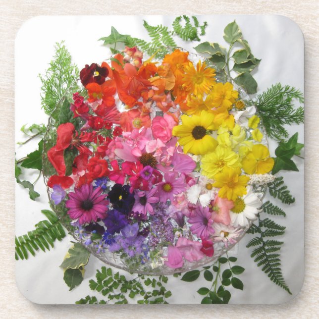 Flower Mandala Coaster Set (Front)