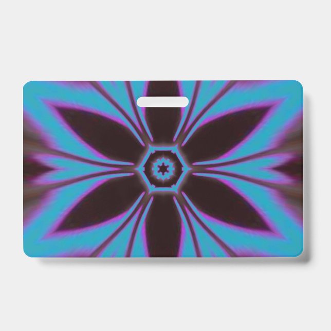 flower mandala design badge (Front)