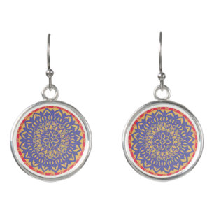 Flower Mandala Earrings