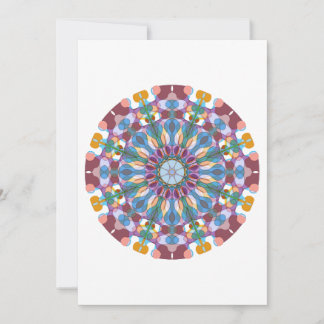 Flower Mandala Thank You Card
